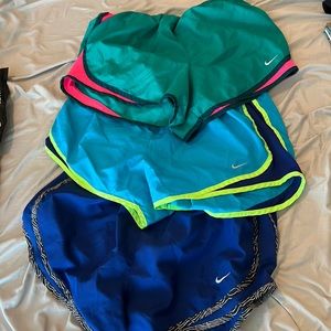3 pairs of Nike shorts